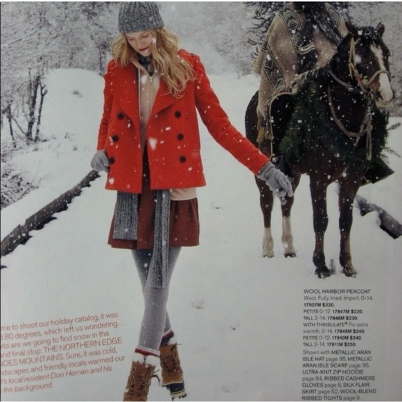 J. Crew Jackets & Blazers - J. Crew 100% Wool Harbor Peacoat